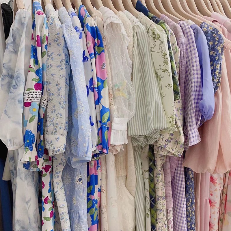 Mix Dresses Brand Discount Women's Clothing Clearance Wholesale Women Used Clothes Stock
