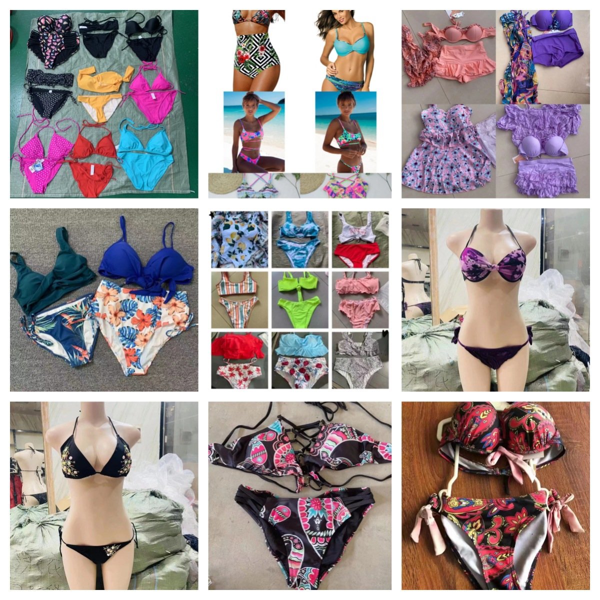 2023 New Low-cost high-quality women's swimwear second hand woman lady sexy lingerie most popular women's used swimwe