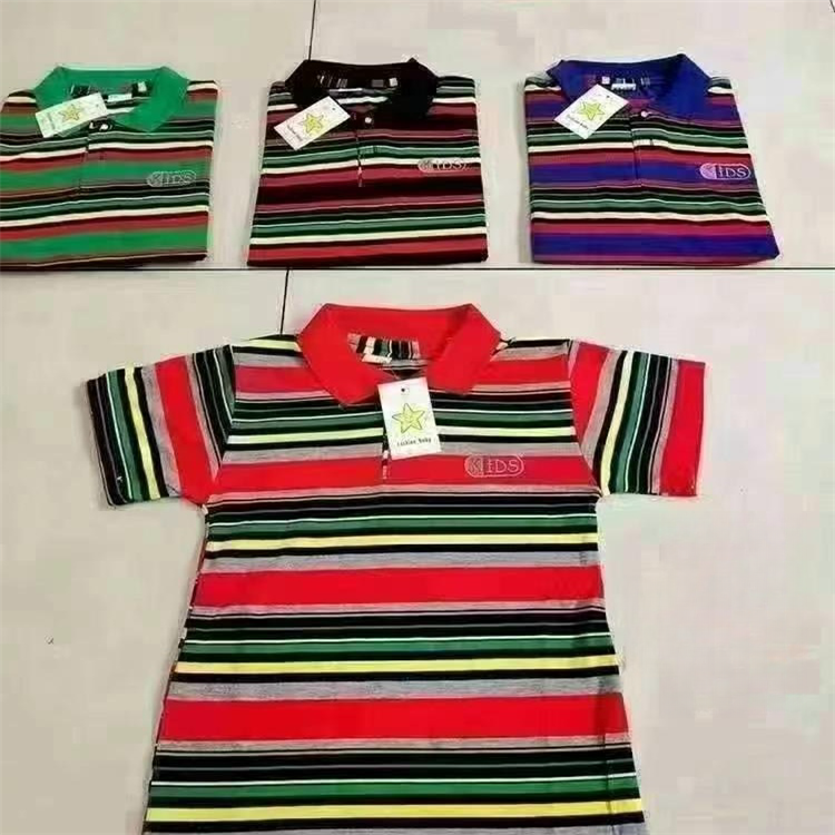 Summer Boys Polo Shirts Kids Cotton Short-Sved T-Shirt Cartoon Printed Blouses 3-5 Years Old Children Apparel Stock