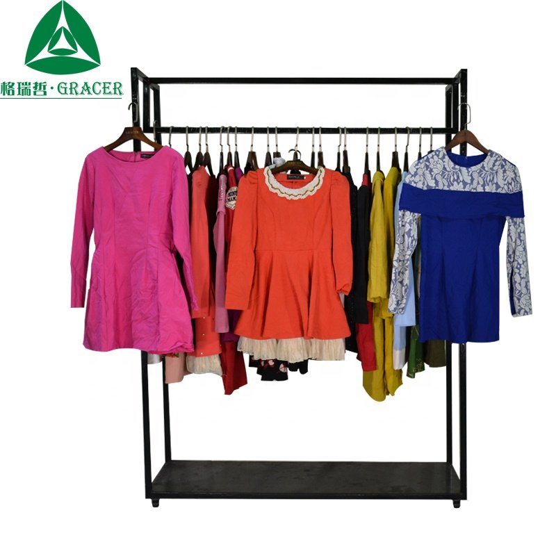 New arrivals buy used clothes bulk vintage dress secondhand clothes in UK