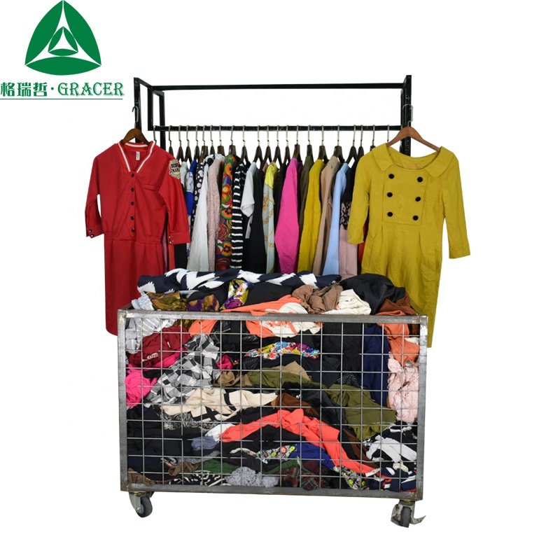 New arrivals buy used clothes bulk vintage dress secondhand clothes in UK
