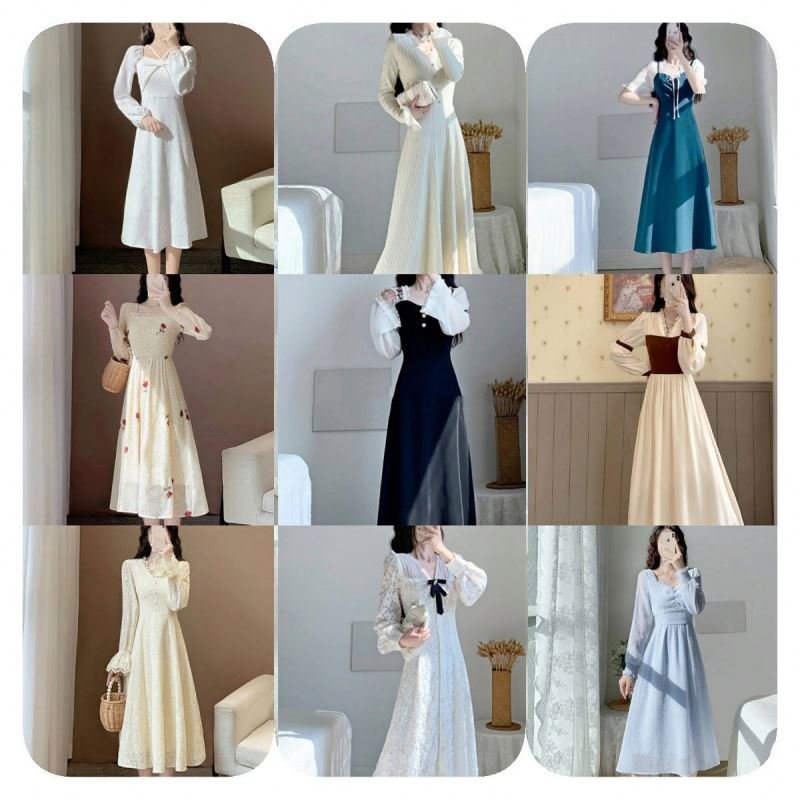Chinese manufacturer sells printed dresses Ladies party dresses Girls party used dresses stock