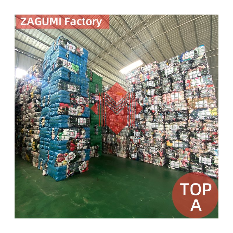 Cheapest Price Supplier Mix Used Clothes Bale, New Fashion Clean And Low Branded Vip Bales Clothes 45Kg Mixed Used Clothing