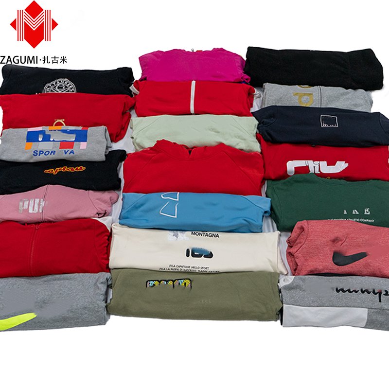 Premium Quality 100kg Bale Japan Used Sports Branded Vintage Clothes Outdoor Clothes Bales Used Clothes Branded