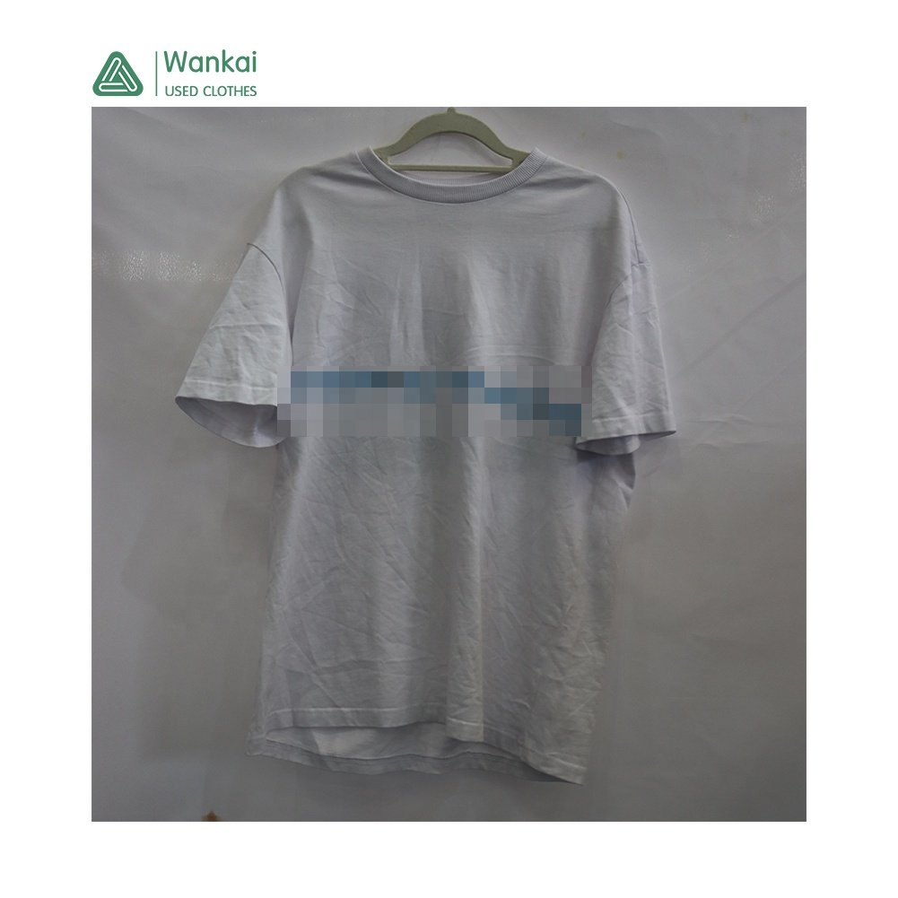CwanCkai Best Selling 100% Cotton Used T-shirt Men, Hot Sales Mixed Clothing Used Clothes For Men T-shirt Branded