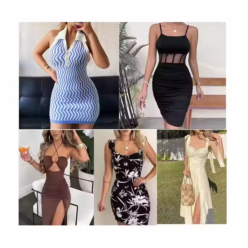 WO 2024 Wholesale for Supplier Brand New Tops Mix Assorted Dress Bulk Bales women Clothes used Clothing All Womens Dresses