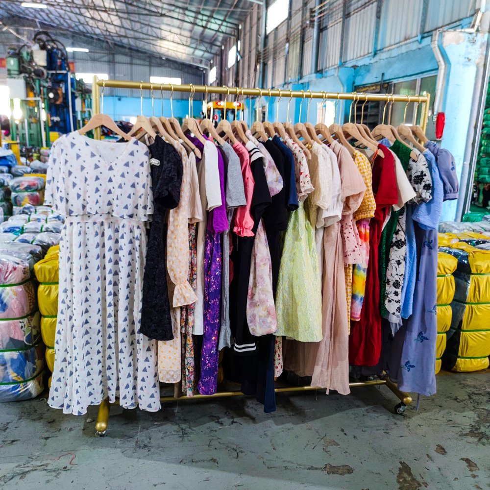 UKAY Preloved Vintage Lady Cotton Dress Long Short Mixed Assorted Summer Used Clothes Trendy Thrift Wholesale Bales Philippines