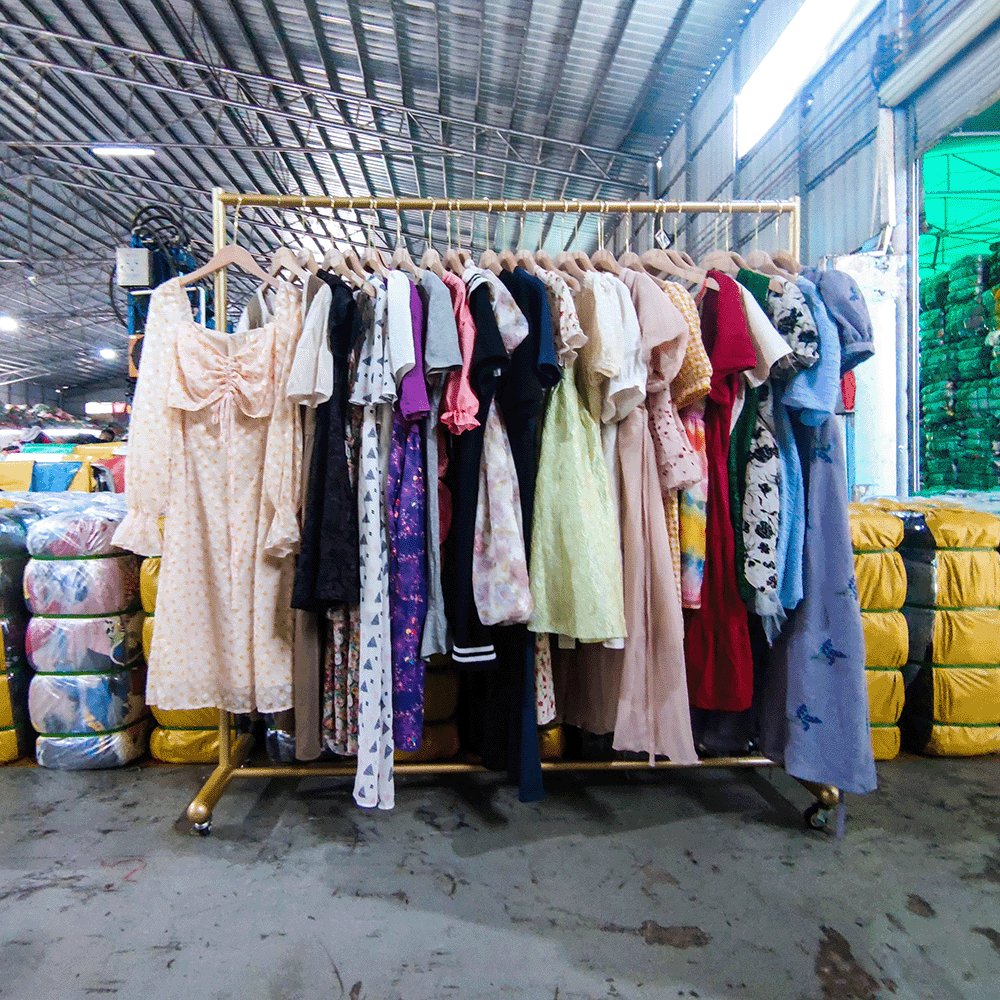 UKAY Preloved Vintage Lady Cotton Dress Long Short Mixed Assorted Summer Used Clothes Trendy Thrift Wholesale Bales Philippines