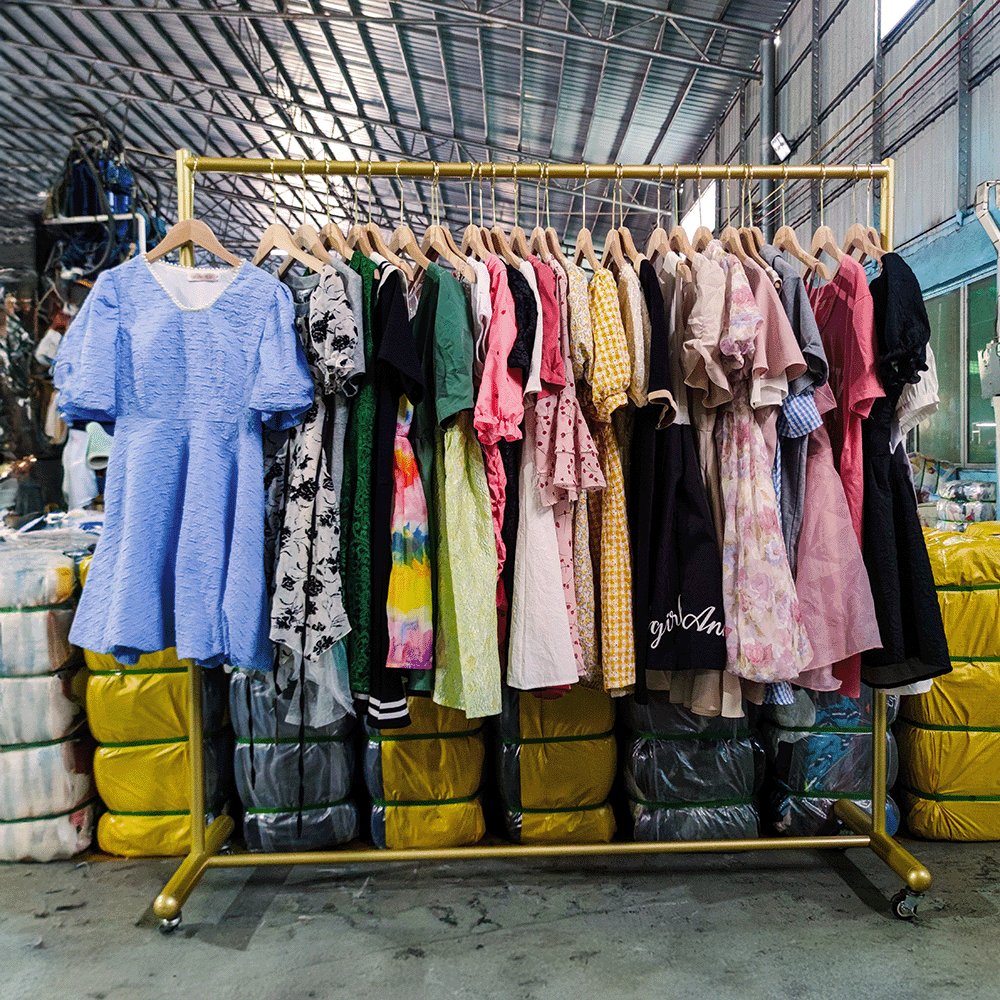 UKAY Preloved Vintage Lady Cotton Dress Long Short Mixed Assorted Summer Used Clothes Trendy Thrift Wholesale Bales Philippines