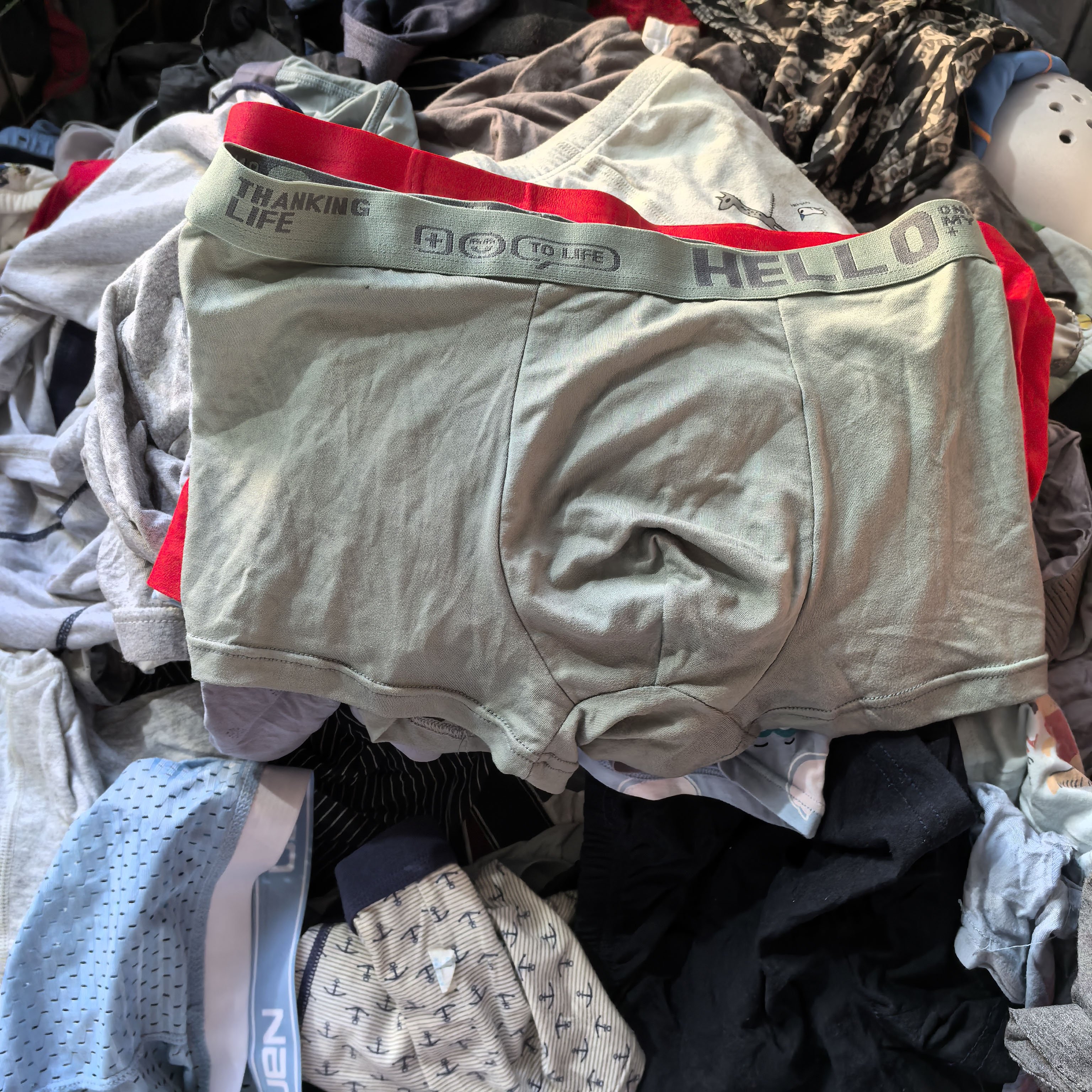 Uk Used Clothes For Children Bales Mixed Second Hand Summer Men Underwear Cotton Boxers Thrift Store Ball In Ghana