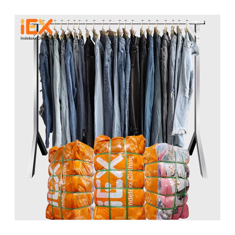 Australia Used Clothes Bales Wholesale Thrift Brand Used Clothing 100kg Second Hand Clothes