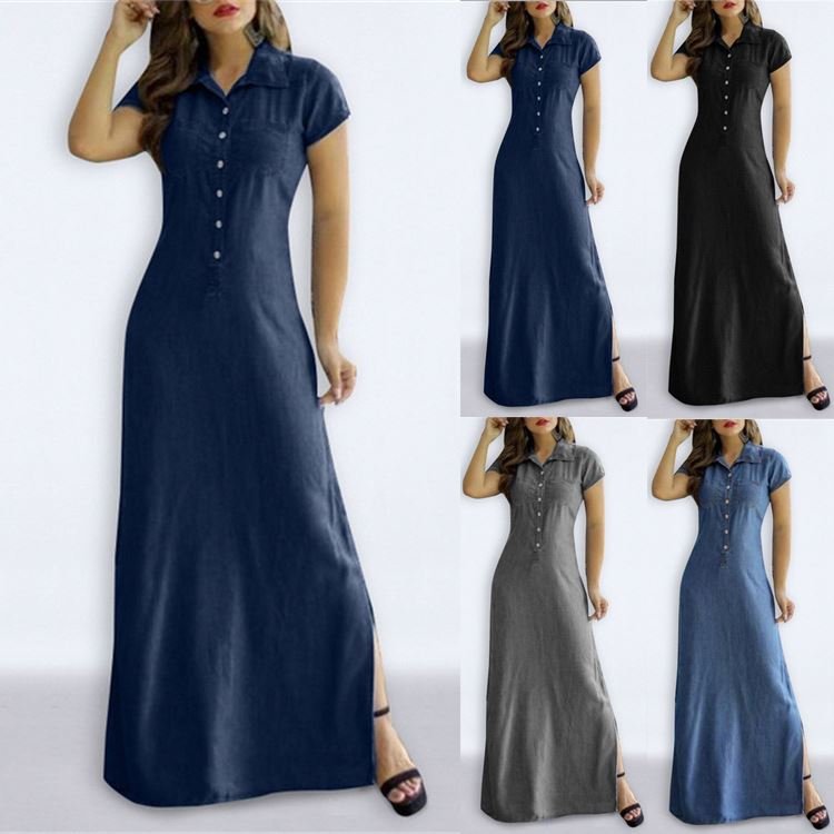 SY 2023 Spring/Summer New Women's Fashion Casual Heavy Industry Sequins Embroidered Short Sleeve Dress