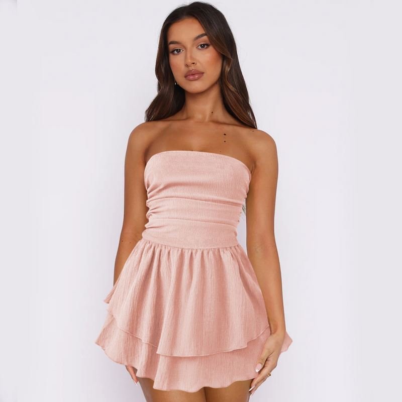Wholesale summer hot selling women's short sleeved loose casual dresses mixed random delivery