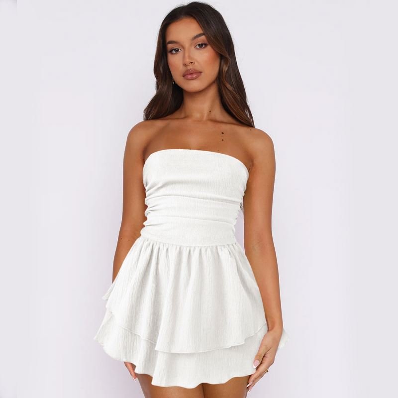 Wholesale summer hot selling women's short sleeved loose casual dresses mixed random delivery