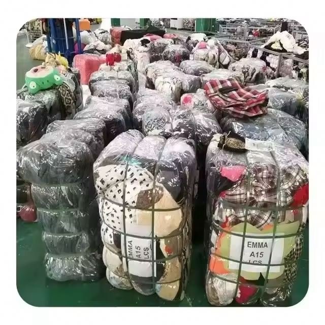 Brand New Mixed Bales Vendor Stock Clothes High Quality Bulk Wholesale Women's Used Clothing Dresses