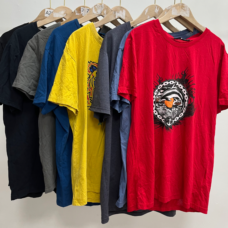 Used Clothing for Men T-shirt 100%Cotton Second Hand Clothes Bales From uk 45kg-100kg