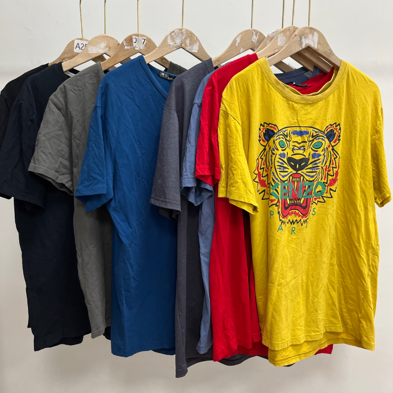 Used Clothing for Men T-shirt 100%Cotton Second Hand Clothes Bales From uk 45kg-100kg