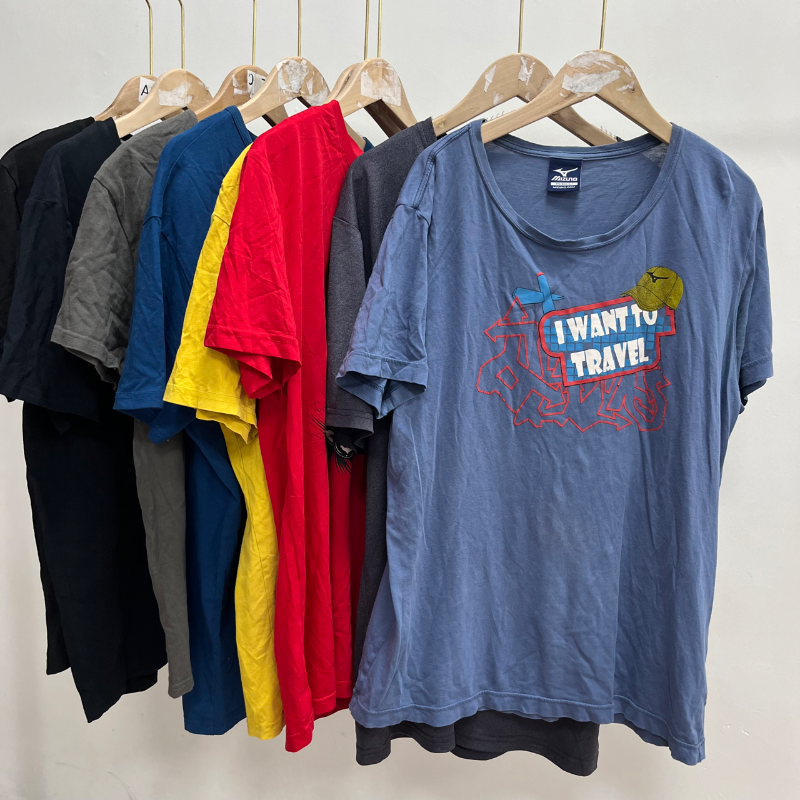 Used Clothing for Men T-shirt 100%Cotton Second Hand Clothes Bales From uk 45kg-100kg