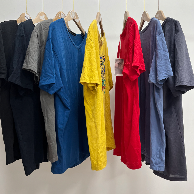 Used Clothing for Men T-shirt 100%Cotton Second Hand Clothes Bales From uk 45kg-100kg