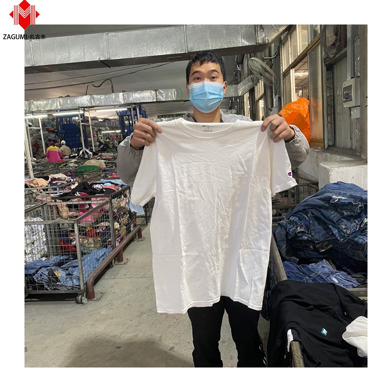 Bundles Wholesale Top Quality Canada Us Bales Used Clothes Old Clothes Second Hand Bulk Used Clothes For Men T-Shirt Branded