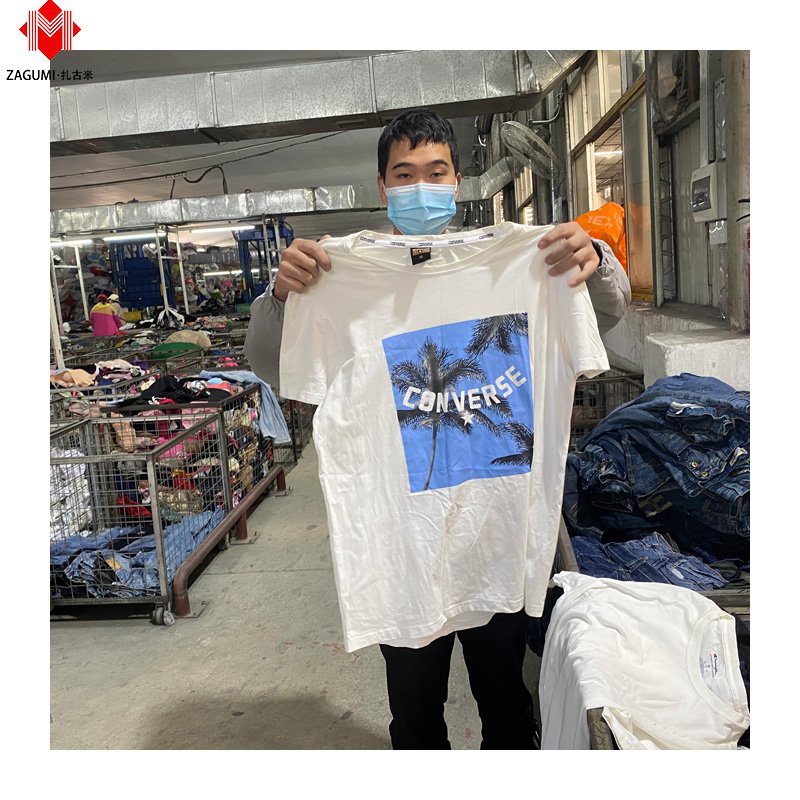 Bundles Wholesale Top Quality Canada Us Bales Used Clothes Old Clothes Second Hand Bulk Used Clothes For Men T-Shirt Branded