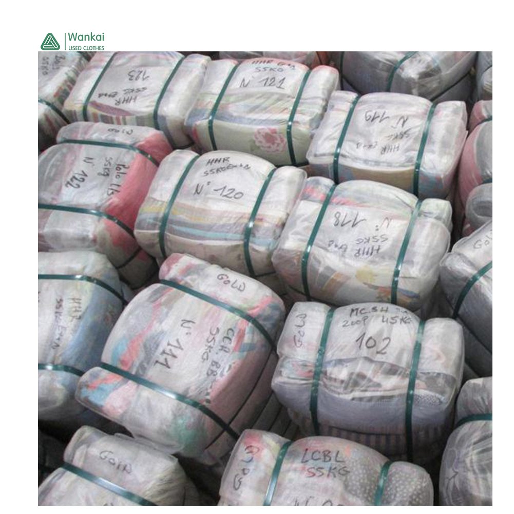New Fashion Clean And Low Branded Bales Of Used Clothes, 2021 New Good Good Condition Baling Machine For Used Clothes