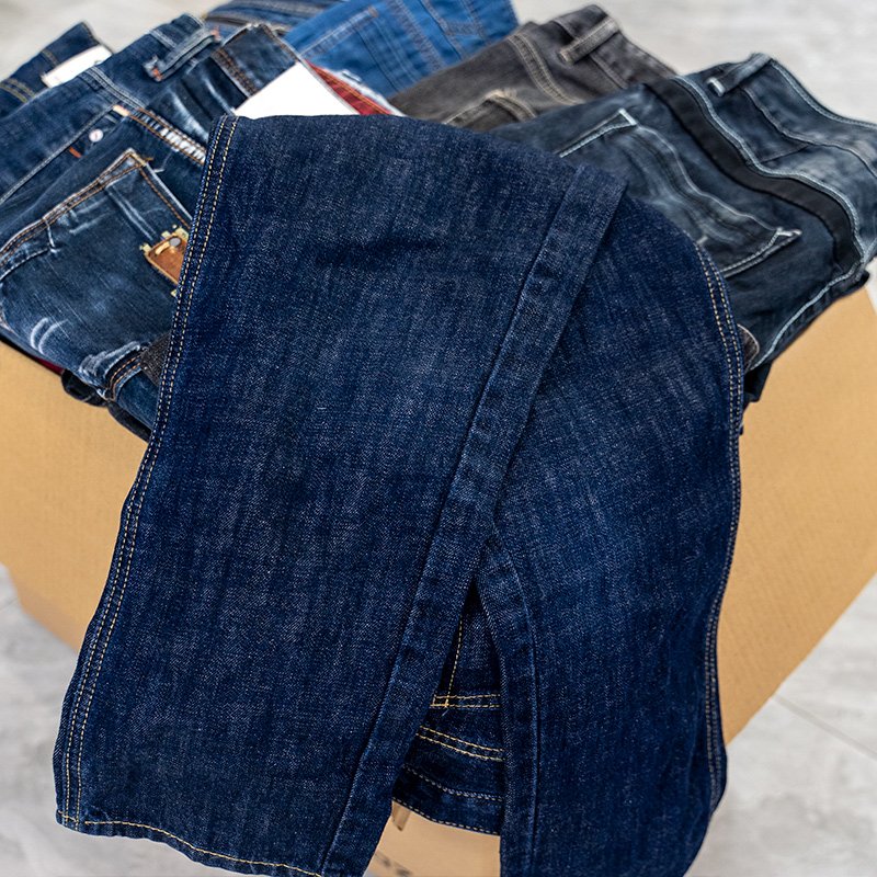 Indetexx Mixed Second Hand Denim Clothes Jeans Bales Branded Used Clothes In Bulk