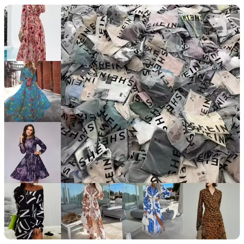 WO new 2024 exy summer dress women dress casual dress stock clothes mixed Brand