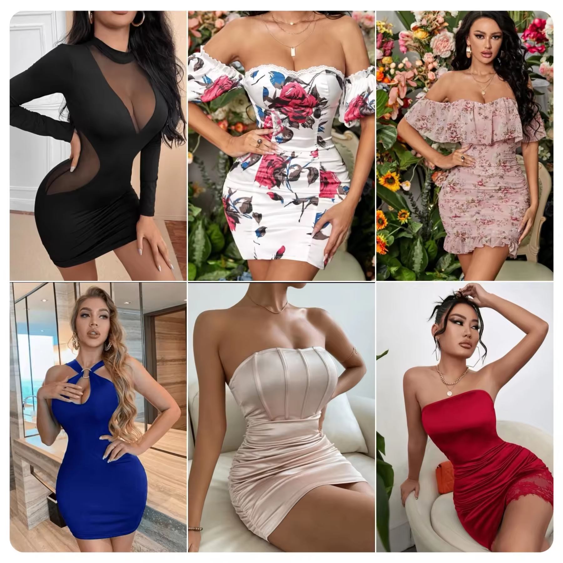 WO new 2024 exy summer dress women dress casual dress stock clothes mixed Brand