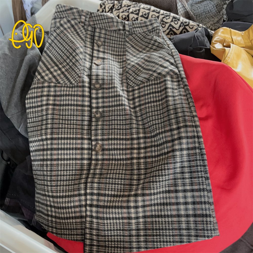 Wholesale Used Ladies Cotton Skirts Second Hand Women Cotton Skirts Used Lady Clothes in Bales Mixed Used Clothes Winter Clothes