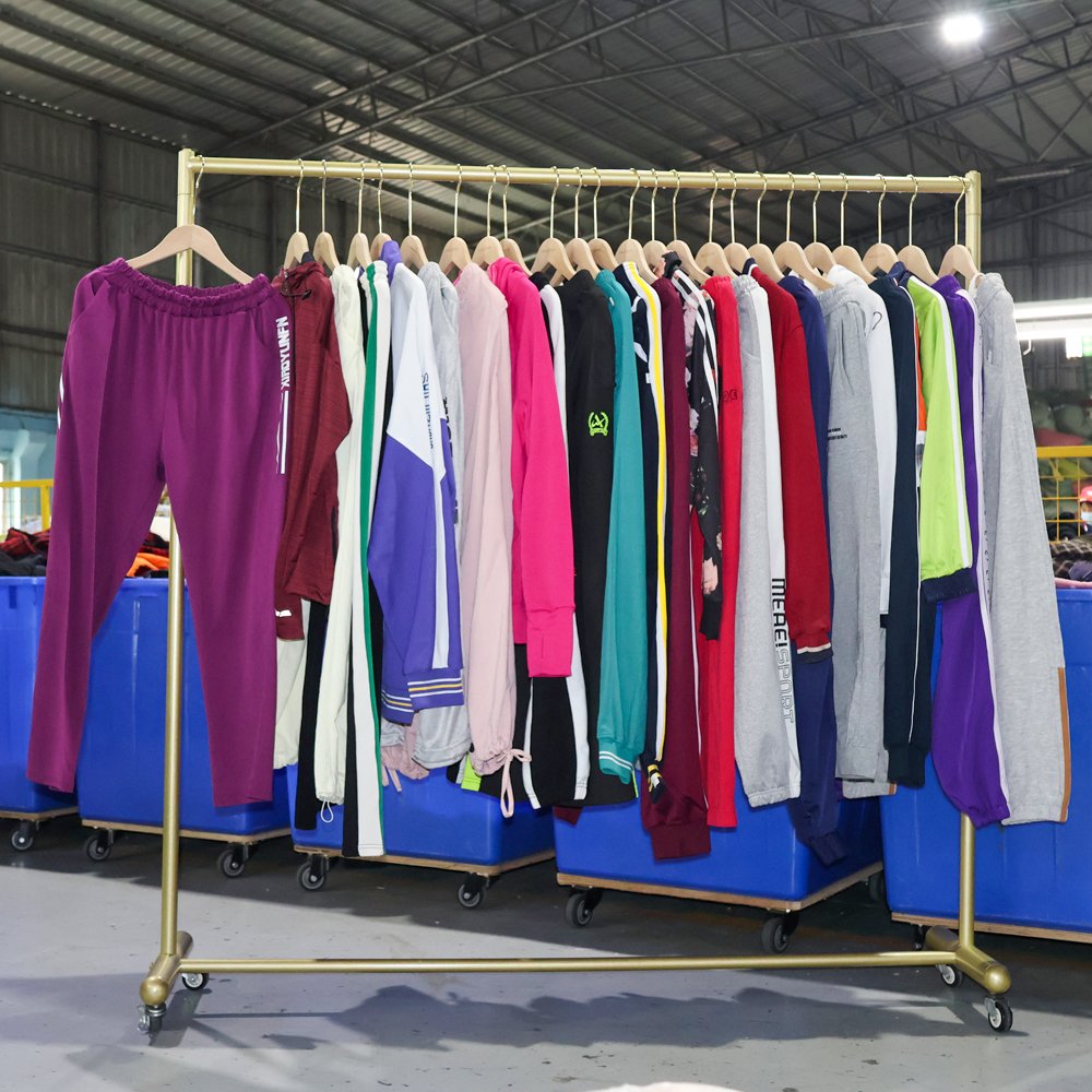 Used Vintage Premium Adult Jogging Cotton Wear Second Hand Summer Clothing Top Pant Ukay Bale Trendy Used Clothes Wholesale