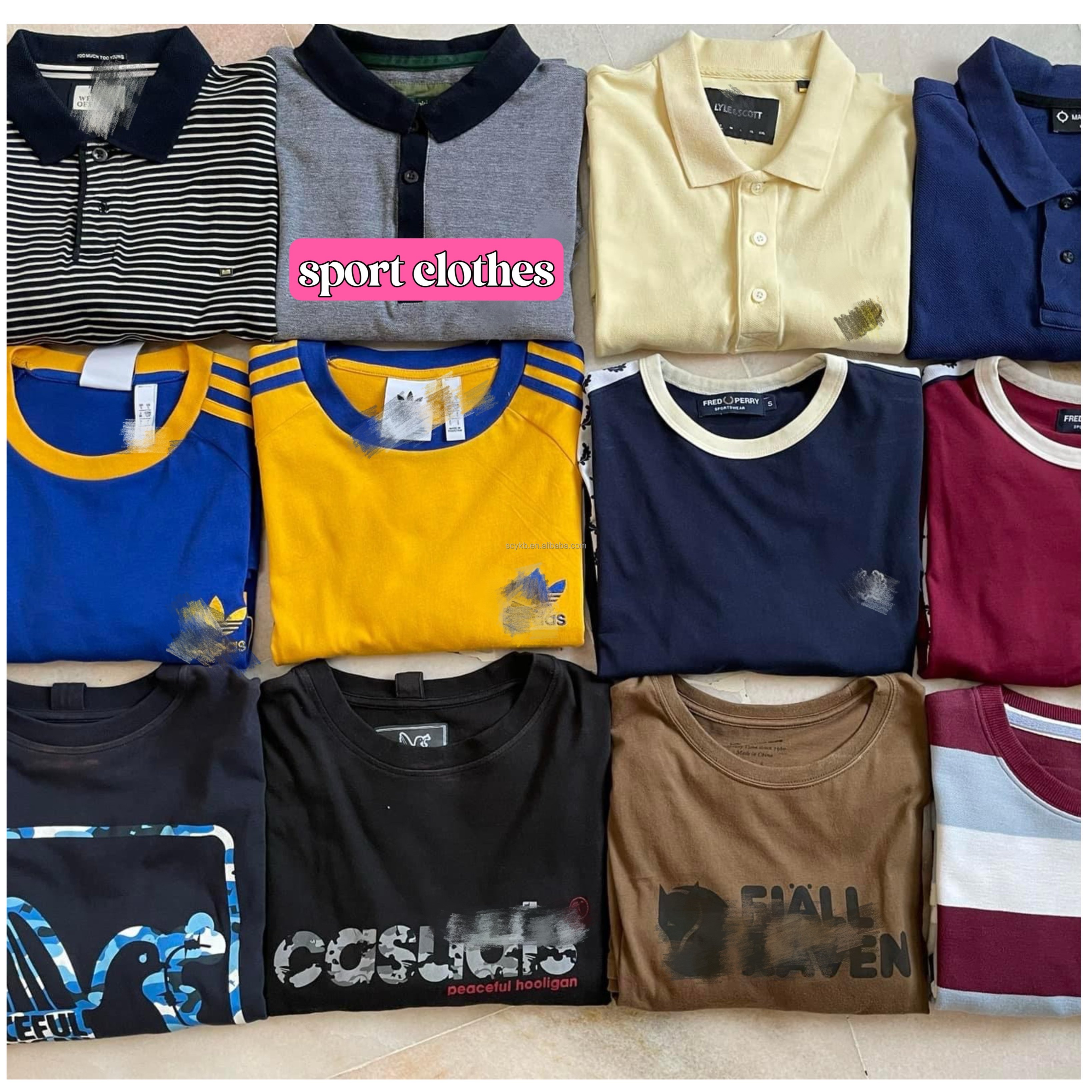 C04 Used Brand Clothes High Quality Second Hand T-Shirts for Men Summer Used Clothes in Bales Wholesale for Adults ukay bale