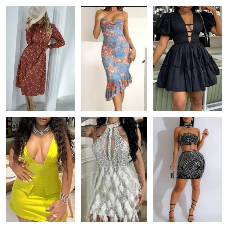 2024clearance summer European and American dress loose casual short sleeved waist elegant women's clothing mixed random shipment