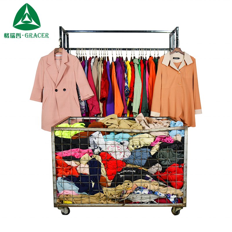 Beautiful Spring Ladies Coat Wholesale Second Hand Clothes Used Clothes