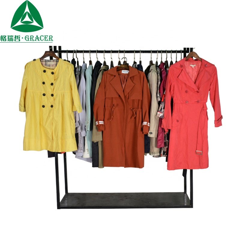 Beautiful Spring Ladies Coat Wholesale Second Hand Clothes Used Clothes