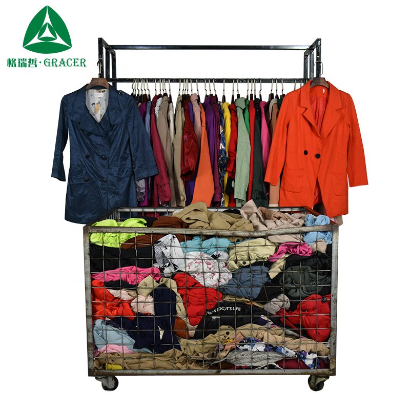 Beautiful Spring Ladies Coat Wholesale Second Hand Clothes Used Clothes
