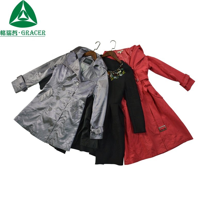 Beautiful Spring Ladies Coat Wholesale Second Hand Clothes Used Clothes