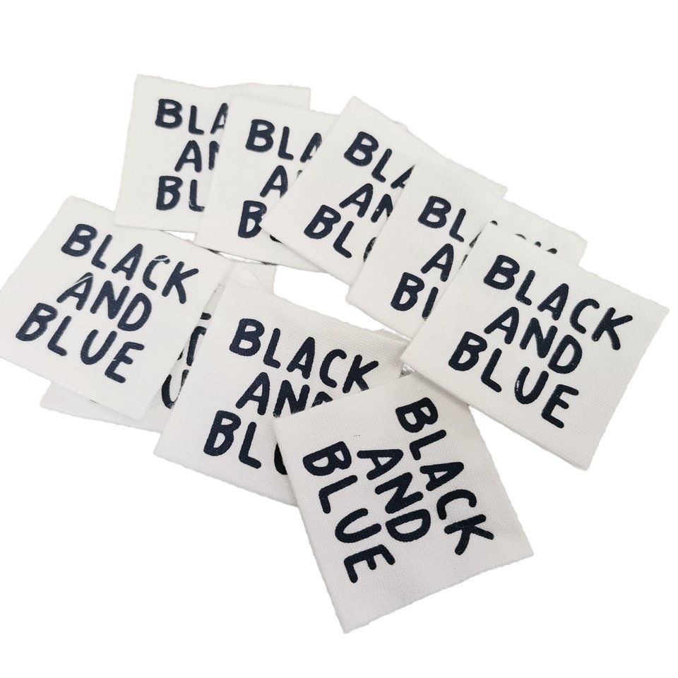 Tags Plates Labels Bags Clothing Labels Brand Logo Cotton Labels Square Garment Accessories Custom Used Leather Shoes Print RYTX