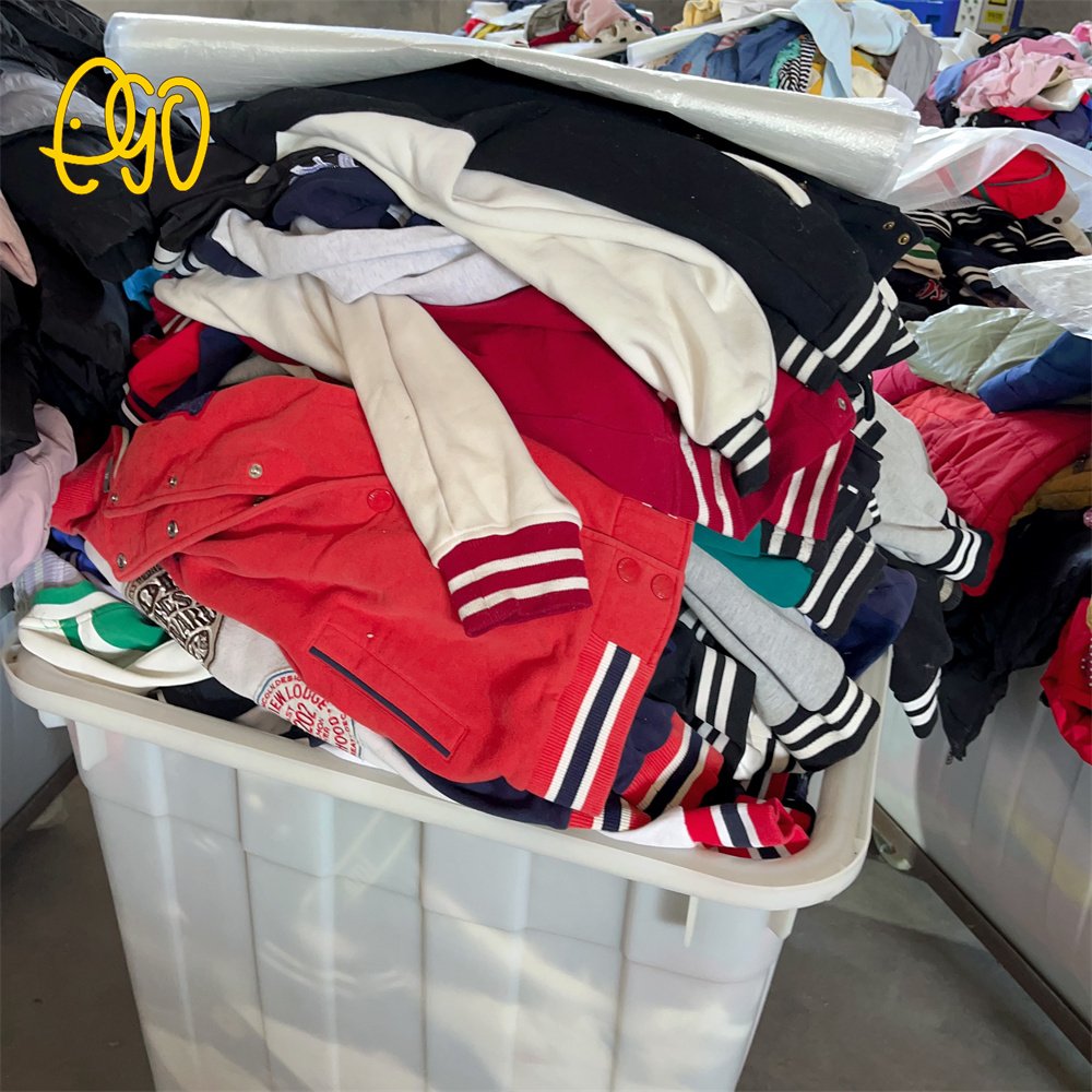 Wholesale Used Jacket Baseball Second Hand Casual Loose Baseball Jacket Used Winter Clothes Silk Baseball Jacket Bale