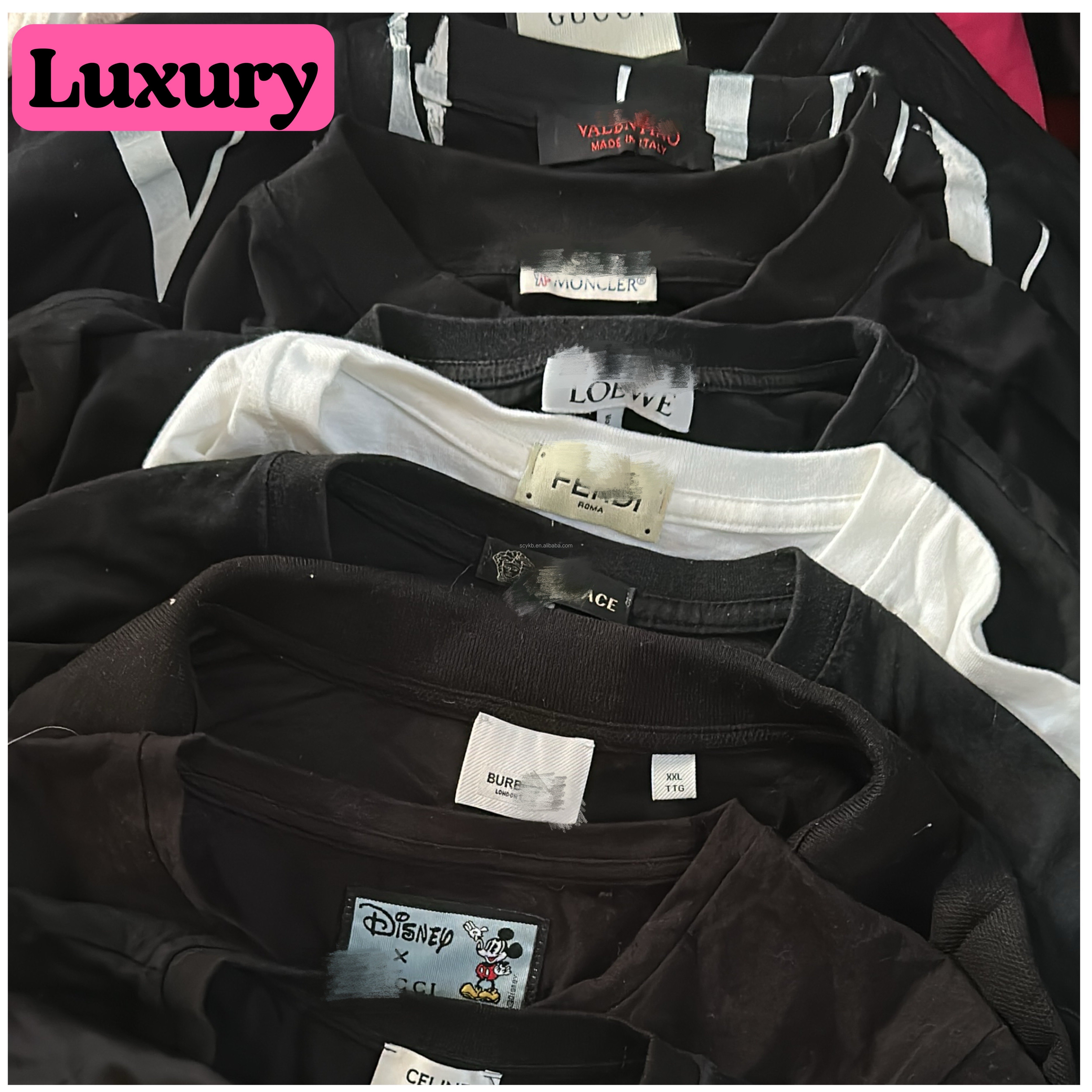 Used Brand Clothes Second Hand Luxury Designer Coat Pants T-ShirtFactory Wholesale Quality Assured Used Clothes