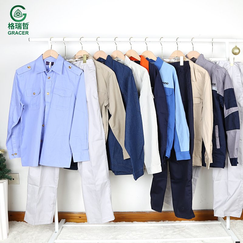American used clothing unisex thrift wear bale used clothes