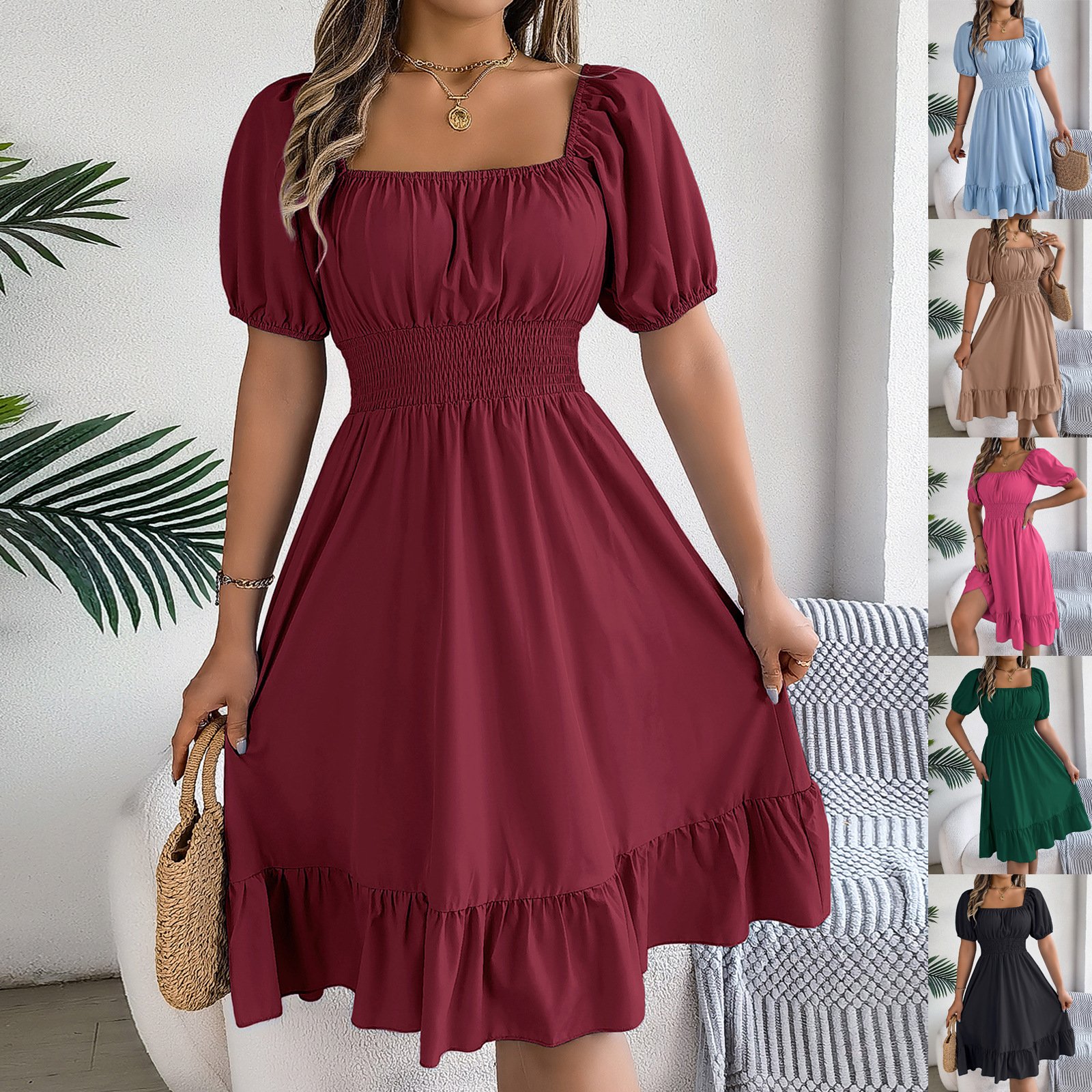 YF lin Q Wholesale dress Apparel stock women Mixed Low Price Fashion Casual Top Swimsuit Skirts Clothes womens dresses