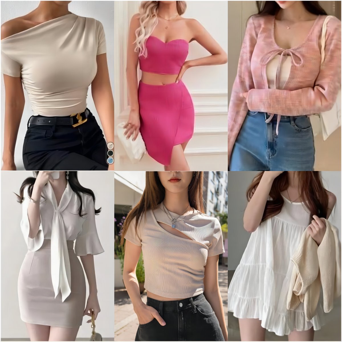 2024 Clearance Women's clothes wholesale casual dresses T-shirts mixed packaging random delivery stock clothing