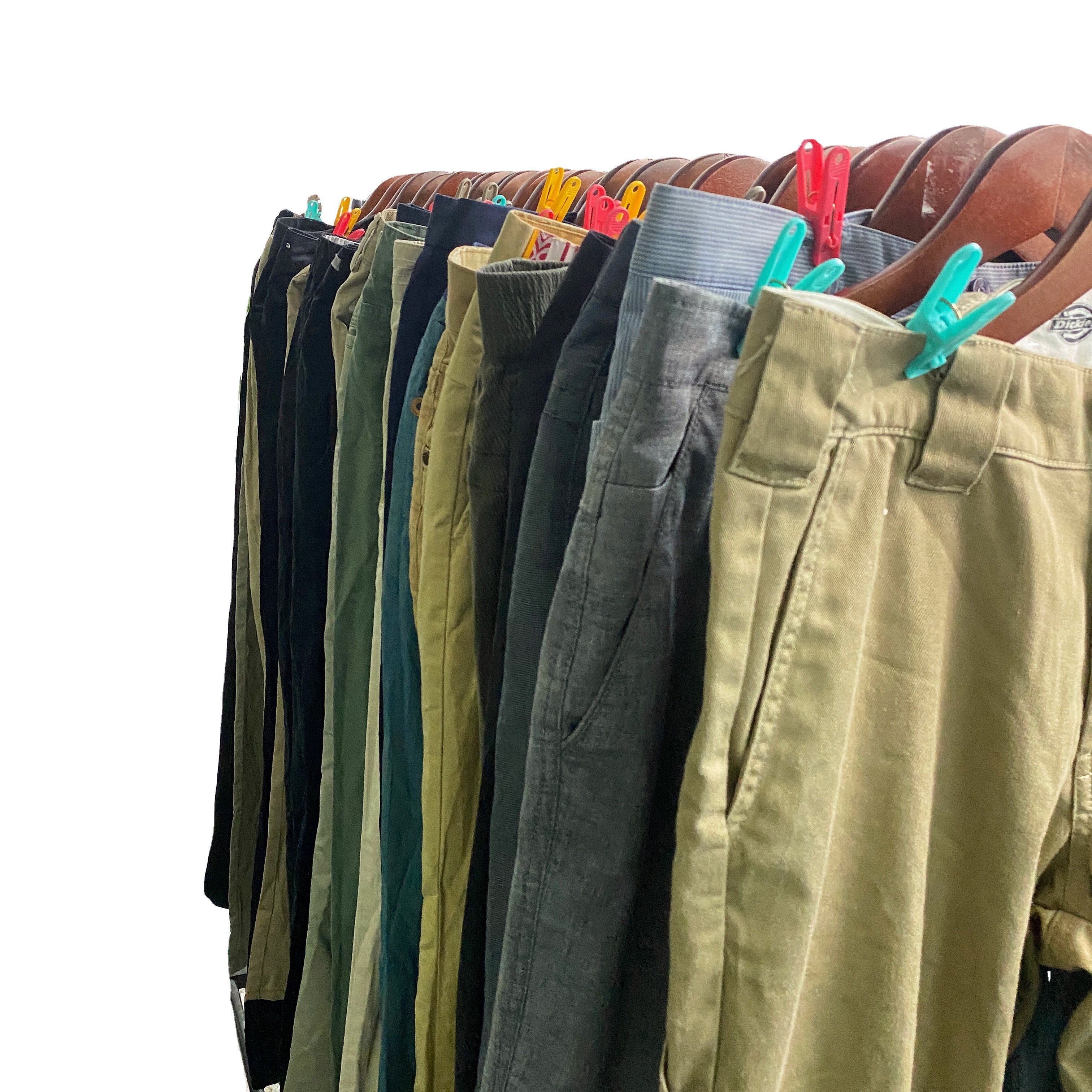 Used Clothes Men Cotton Pants Wholesale
