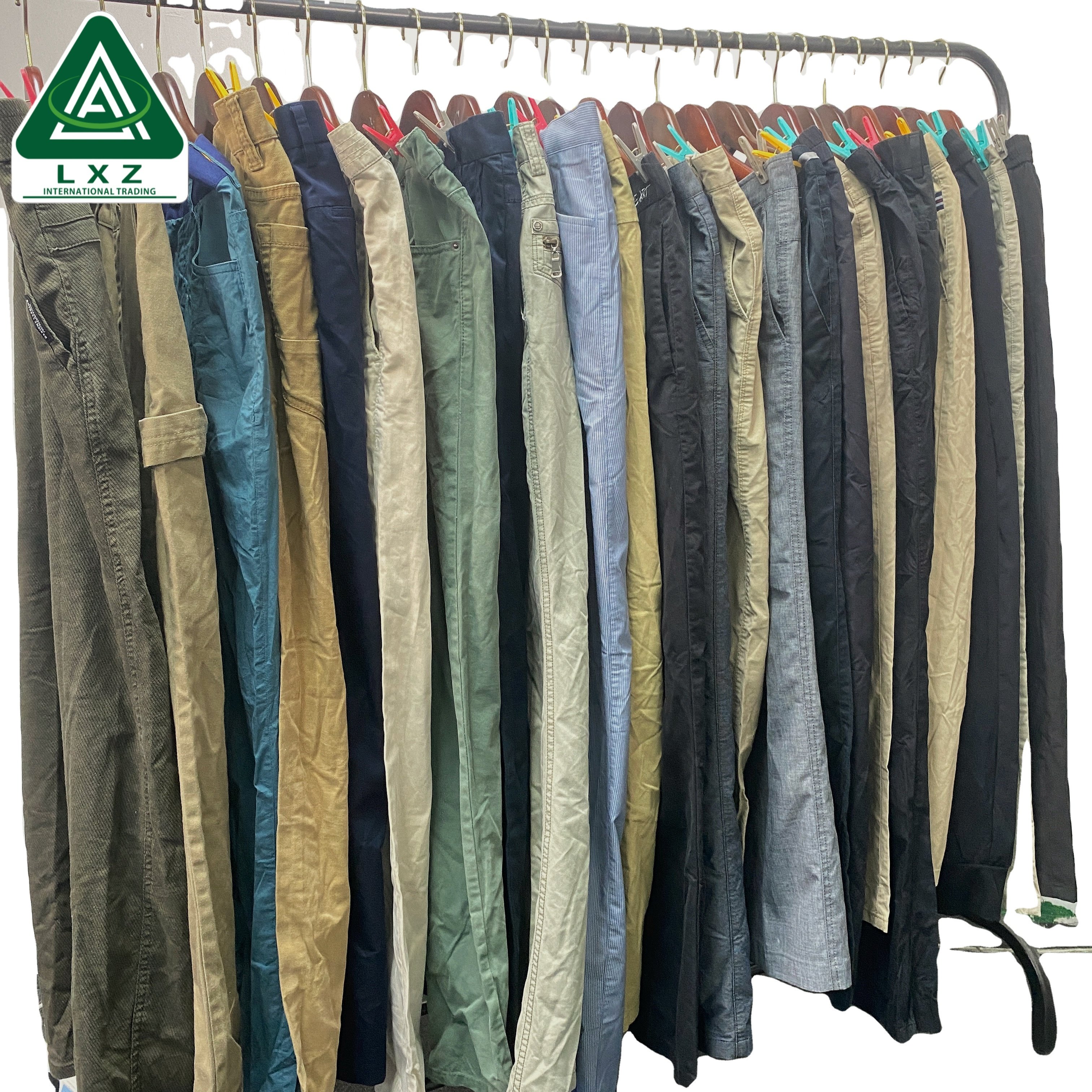 Used Clothes Men Cotton Pants Wholesale