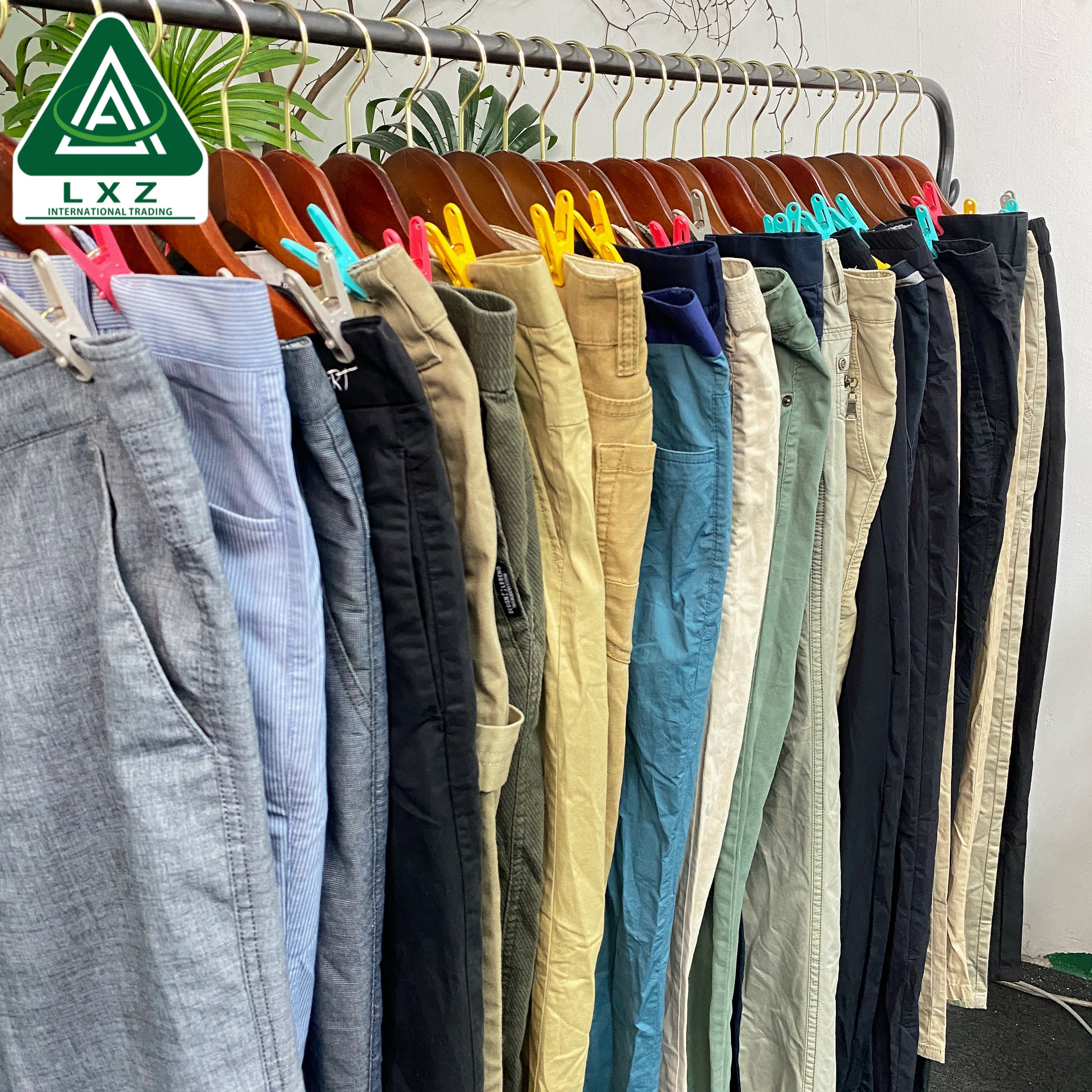 Used Clothes Men Cotton Pants Wholesale
