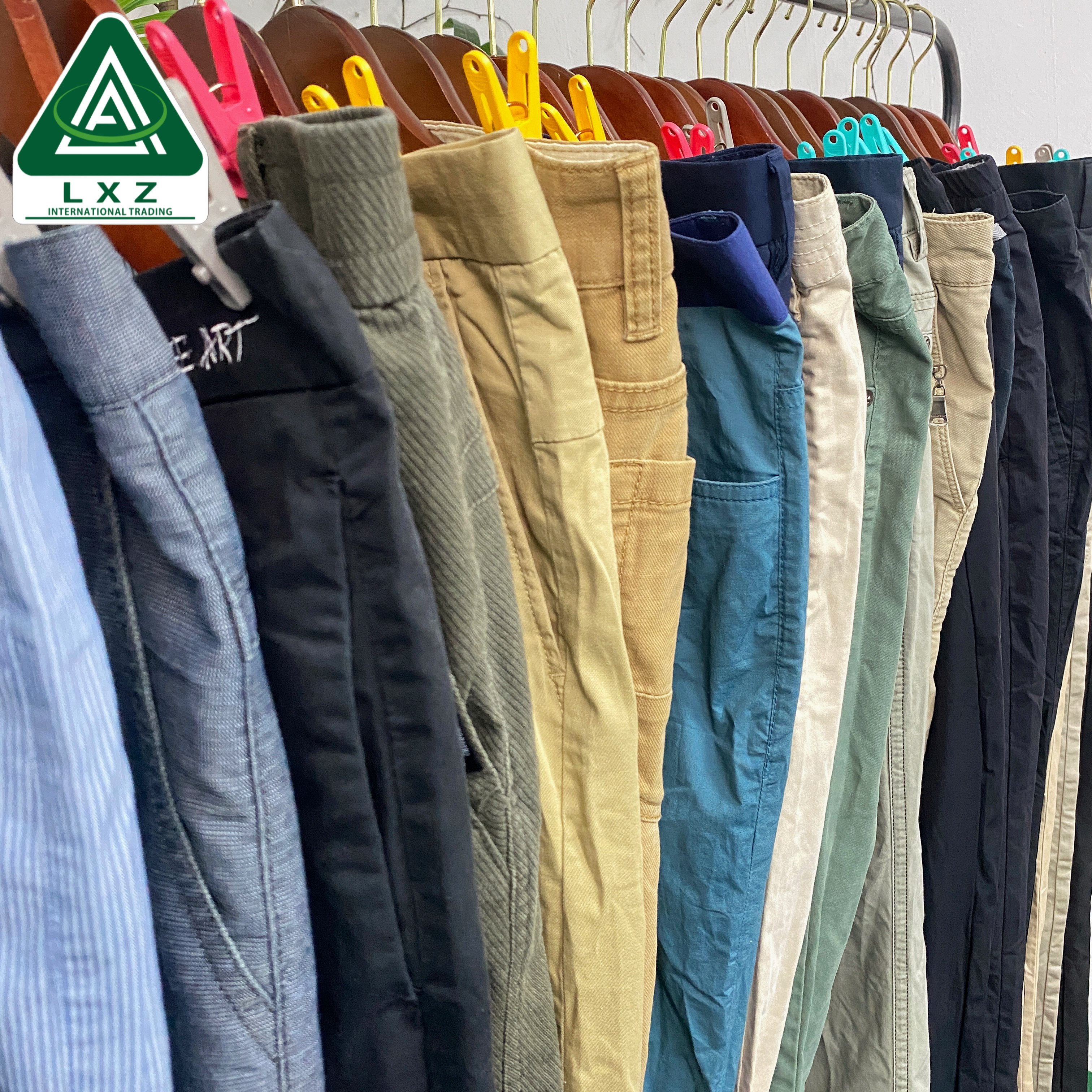 Used Clothes Men Cotton Pants Wholesale