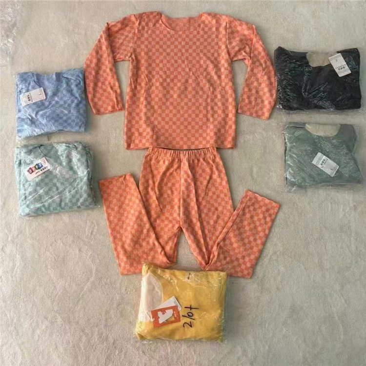 Autumn and Winter Children's Veet Thickened Thermal Underwear Set New Arrival Apparel Stock