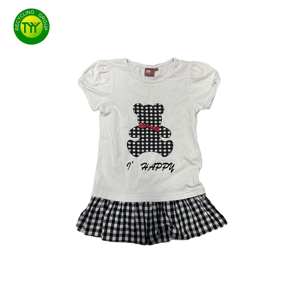 US high mixed used baby clothes baby children summer wear used clothes bales used girls dress second hand clothing