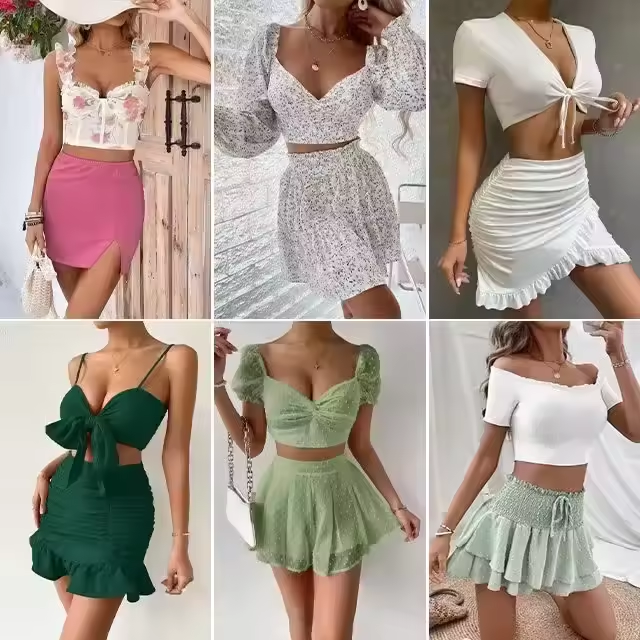 2024 WO Wholesale for Supplier Brand New Tops Mix Assorted Dress Bulk Bales women Clothes used Clothing Bale Womens Dresses